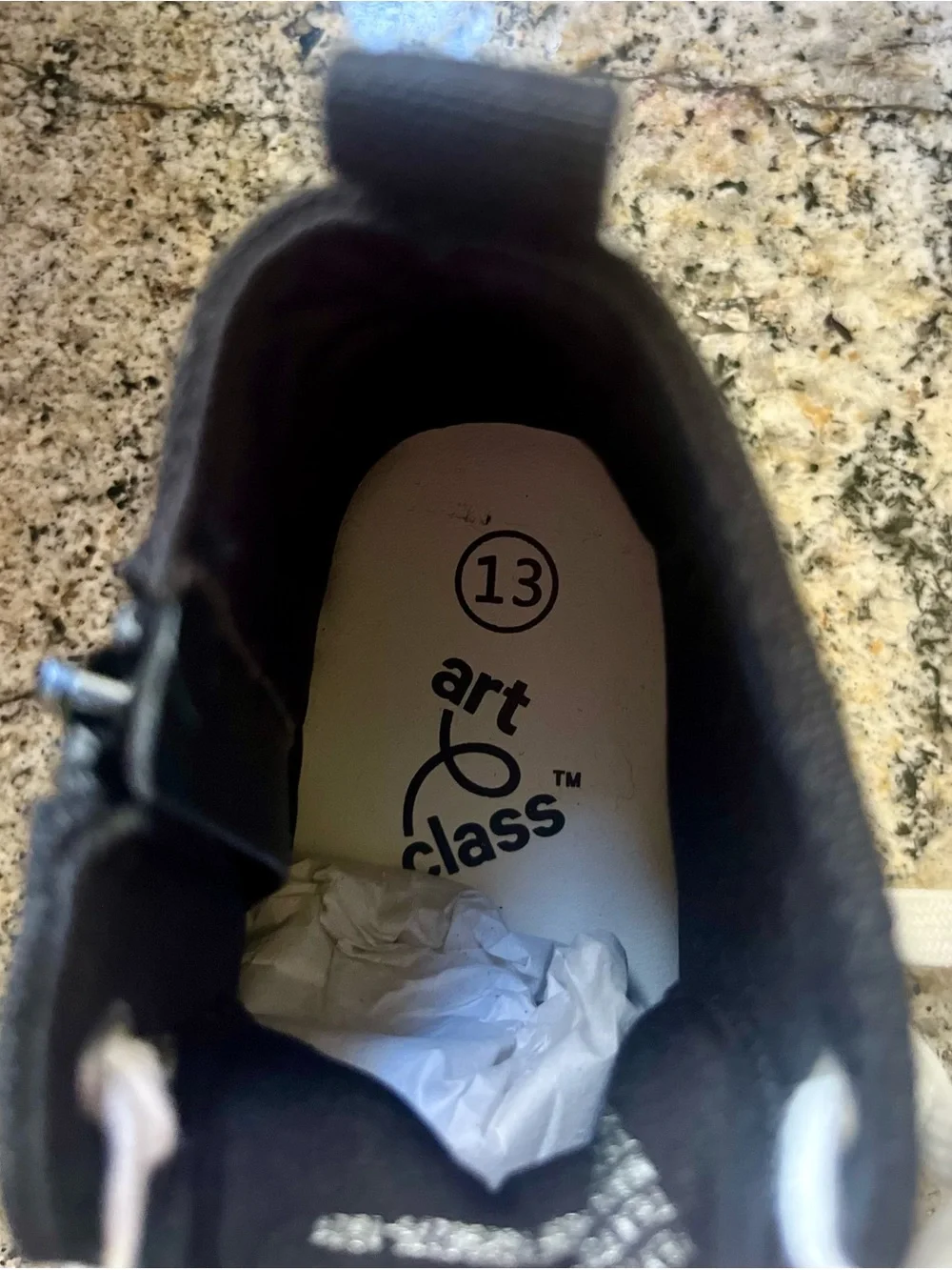 art class Black and White High-Top Platform Sneakers